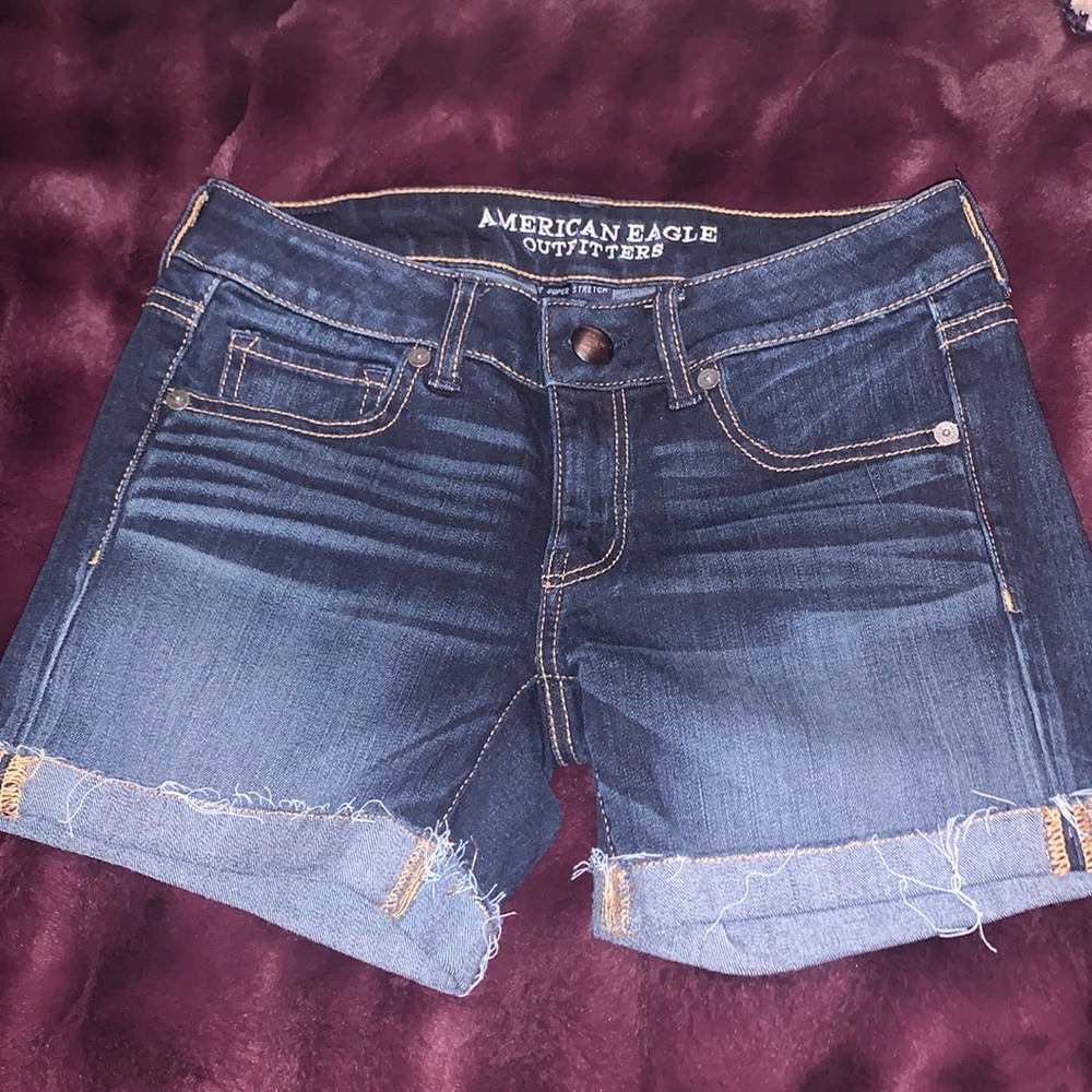 American Eagle Midi Jean Shorts - Size 2